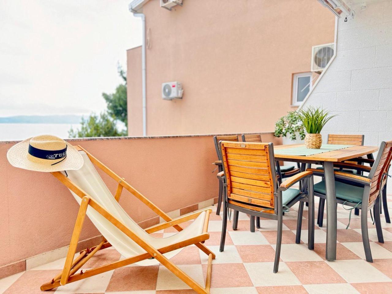 Apartmani Nikola Baška Voda Buitenkant foto